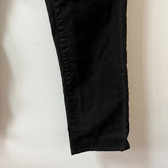 GAP Womens Limited Edition Black Jeans Straight Leg Sz 6 Cotton Spandex Bow - Picture 5 of 8
